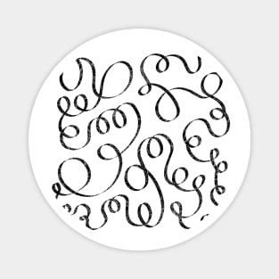 Ribbons (white) Magnet